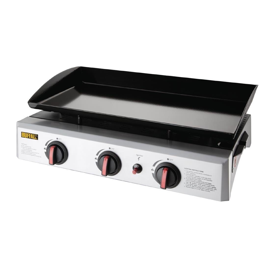 three burner griddle