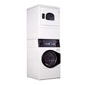 Ipso ILC98 Front Loading Electric Compact Washer/Dryer Stack Combo with Drain Pump, 9.5kg