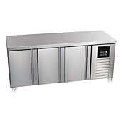 Sterling Pro Green SPI-7-180-30-SP 3 Door Counter Fridge Plain Top