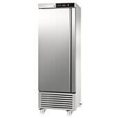 Front view of the Sterling Pro Green SNI600L Left Hinged Single Door Freezer Cabinet 600 Litres