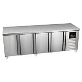 Sterling Pro Green SPI-7-225-40-SP 4 Door Counter Fridge Plain Top