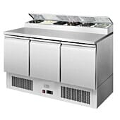 Ice-A-Cool ICE3869GR 3 Door Refrigerated Saladette Prep Counter 380ltrs
