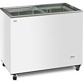 Prodis NV2 Flat Sliding Glass Lid Display Chest Freezer, 261 Litres