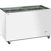Prodis NV3 Flat Sliding Glass Lid Display Chest Freezer, 355 Litres