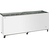Prodis NV5 Flat Sliding Glass Lid Display Chest Freezer, 534 Litres