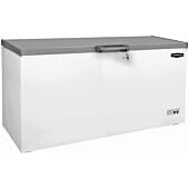 Front view of the Sterling Pro Green SPC570SS Chest Freezer / Chiller / Fridge with Stainless Steel Lid