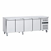 Sterling Pro Cobus SPCR405AV 4 Door Gastronorm Fridge Counter, 553 Litres