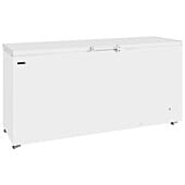 Front view of the Tefcold GM600 White Solid Lid Chest Freezer, 567 Litres
