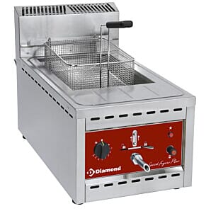 Diamond FSM-12GT/N Single Basket Countertop Electric Fryer, 9kW