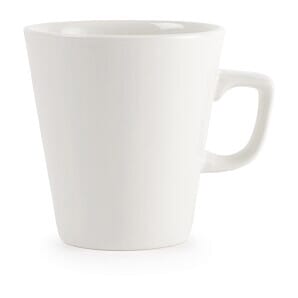 Churchill W003 Plain Whiteware Cafe Latte Mugs 440ml (Pack of 6)
