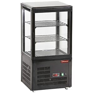 Diamond MIC-36B/R6 Black Taple Top Refrigerated Display