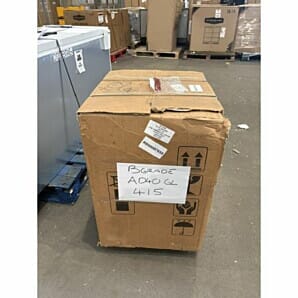 Front view of the Adler AD40GL 400mm Basket Glasswasher Gravity Drain With Chemical Pump