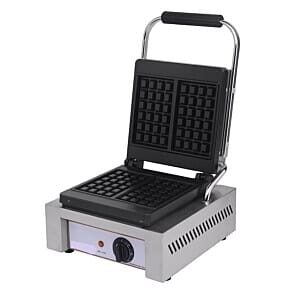 Hamoki WB-S Waffle Maker - Double Waffle Cone Twin with Square Pattern