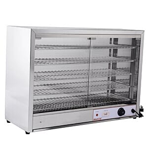 Hamoki FM-805 Pie Cabinet and Warmer, 5 Shelves