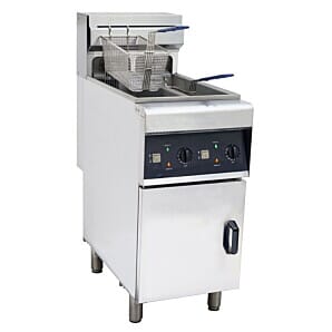Hamoki DF-10L Free Standing Twin Tank Electric Fryer, 2 x 6kW