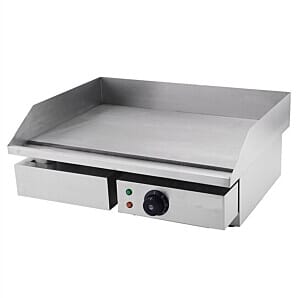 Hamoki FT-818 Single Flat Top Countertop Electric Griddle, 3kW