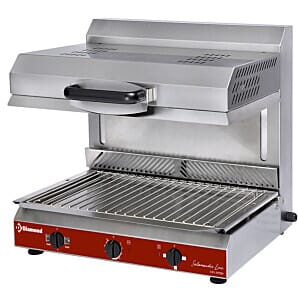 Diamond SA/60VC-SW Glass Ceramic Electric Salamander Grill with Removable Hood, 3kW