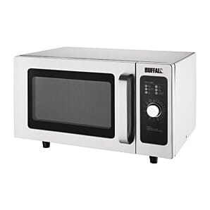 Front view of the Buffalo FB861 Manual Commercial Microwave, 1000W