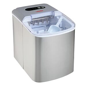 Front view of the Caterlite CN861 Countertop Manual Fill Ice Machine, 10kg/24hrs / 1kg Storage