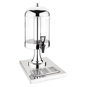 Olympia Single Juice Dispenser with Drip Tray - J183