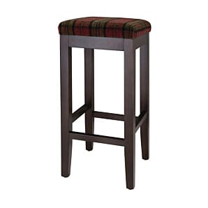 Bolero Dale High Stool Claret Tartan (Single) - DC825