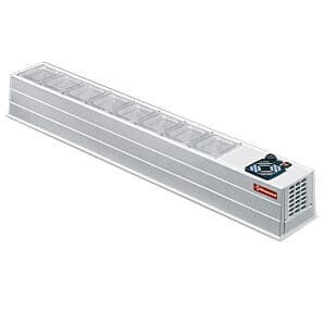 Diamond MINI-R6 Stainless Steel Refrigerated Topping Unit, 8 x 1/6 GN Pans B-GRADE