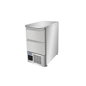 Atosa ESF4R2D 2 Drawer Space Saving Counter Refrigerator, 105 Litres