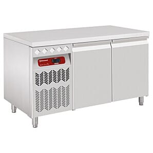 Diamond TG2N/HGX-R2 2 Door Stainless Steel Freezer Counter, 260 Litres