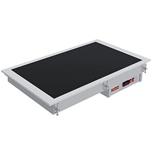 Diamond IN/VCX08-P Black Vitroceramic Element Hob, 0.9kW