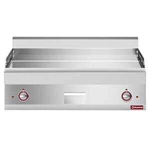 Diamond E65/PLCD10T-N Extra Large Smooth Cooking Plate Countertop Chrome Electric Griddle, 12kW