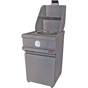 Diamond MIKA/1-MC Heavy Duty Freestanding Gas fryer with 1 Round Basin