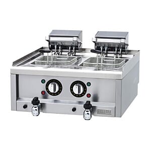 Buffalo CU477 600 Series Twin Tank Electric Fryer, 2 x 6kW