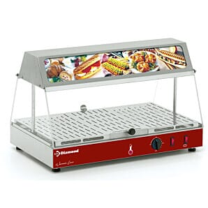 Diamond VLS1/R Heated Display Case, 0.65kW