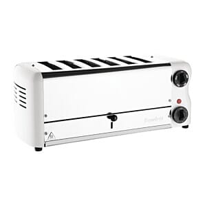 Rowlett CH186 Rowlett Esprit Toaster White 6 Slot w/2x Additional Elements & Sandwich Cage
