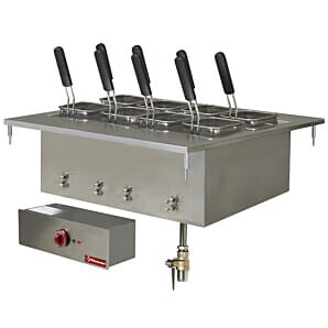 Diamond EDI/CP7 8 Basket Electric Pasta Cooker, 9kW