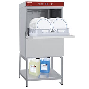 Diamond D86/6_BD/F-S 500mm Basket Frontloading Dishwasher with Open Understorage, 18 Plates