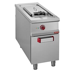 Diamond E1/F18A1 Single Basket Freestanding Electric Fryer on Neutral Closed Cupboard, 16kW