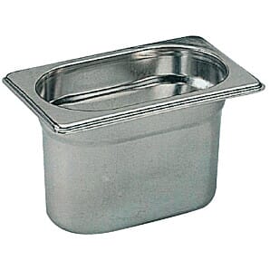 Matfer Bourgeat K077 Matfer Bourgeat Stainless Steel 1/9 Gastronorm Tray 100mm