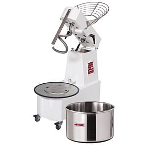 Diamond DH53AL/T2V Automatic 2 Speed Tilting Head Spiral Mixer on Wheels, 52 Liters