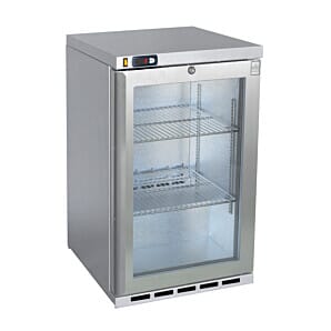 Osborne 30ES GSS INT eCold Single Door Stainless Steel Undercounter Fridge, 94 Litres