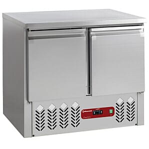 Diamond SA2/R6 2 Door Stainless Steel Refrigerated Counter, 240 Litres