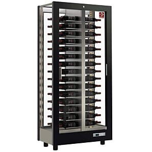 Diamond GVV-1/TR-R2_DE53-NR Black Deco Refrigerated Wine Cooler, 530 Litres