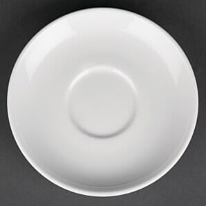 Royal Porcelain CG034 Royal Porcelain Classic White Espresso Cups Saucer 125mm (Pack of 12)