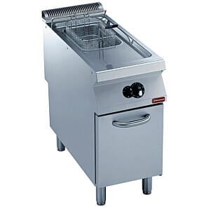 Diamond G22/F15A4-N Single Basket Freestanding Gas Fryer on Neutral Closed Cupboard