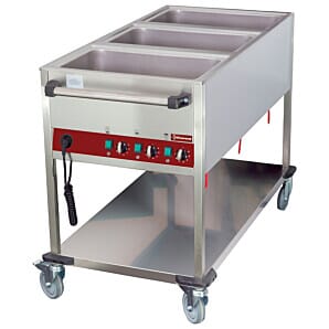 Diamond CT331/D-N Heated 3 Temperature Trolley