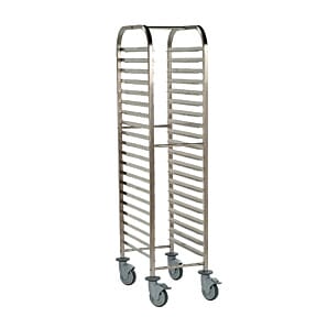 Matfer Bourgeat Full Gastronorm Racking Trolley 20 Shelves - P473