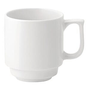 Utopia DY336 Pure White Stacking Mugs 280ml (Pack of 36)