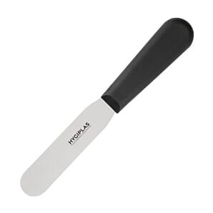 Hygiplas D401 Hygiplas Straight Blade Palette Knife Black 10.3cm