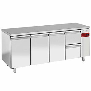 Diamond TS4N/H_1XK1/2-H 3 Door & 2 Drawer Stainless Steel Refrigerated Counter