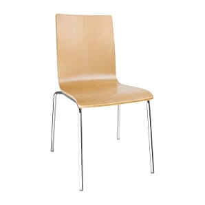 GR342 - Bolero Square Back Sidechair (Natural Finish) (Pack 4) - GR342